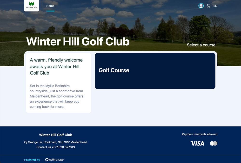 Book a tee time